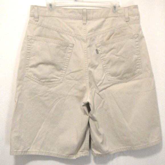 Levis SilverTab Khakis Cotton Shorts Men's Size 34 Beige - Picture 4 of 8